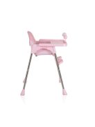 CENTURY etetőszék műanyag játékhíddal PINK