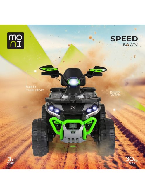 BO Speed quad elektromos 4X25W motorral PIROS