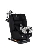 i-MAXX autós ülés,  isofix, forgatható, 2 plüss+párna 40-150cm FEKETE
