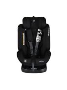 i-MAXX autós ülés,  isofix, forgatható, 2 plüss+párna 40-150cm FEKETE