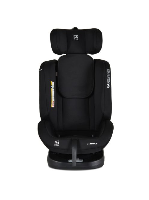 i-MAXX autós ülés,  isofix, forgatható, 2 plüss+párna 40-150cm FEKETE