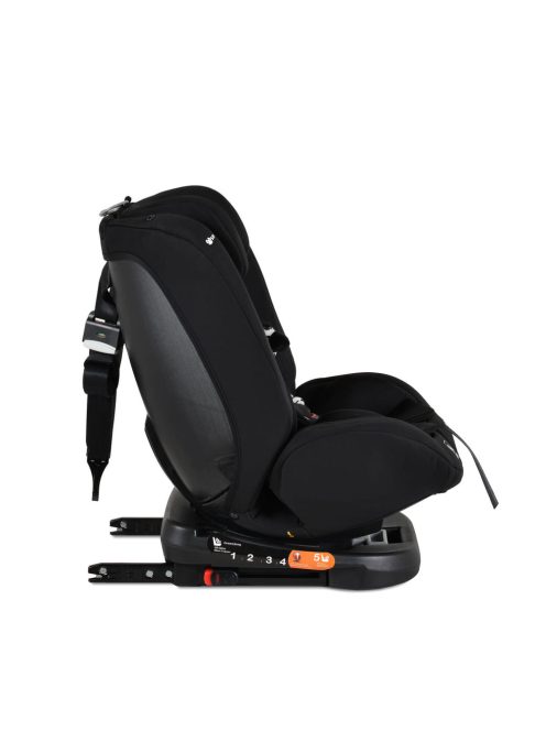i-MAXX autós ülés,  isofix, forgatható, 2 plüss+párna 40-150cm FEKETE