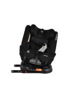 i-MAXX autós ülés,  isofix, forgatható, 2 plüss+párna 40-150cm FEKETE