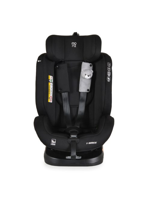 i-MAXX autós ülés,  isofix, forgatható, 2 plüss+párna 40-150cm SZÜRKE