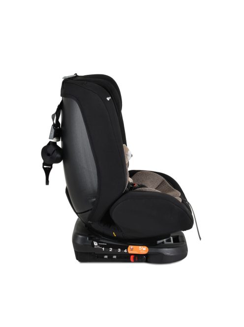 i-MAXX autós ülés,  isofix, forgatható, 2 plüss+párna 40-150cm BÉZS