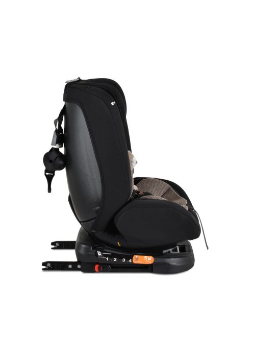 i-MAXX autós ülés,  isofix, forgatható, 2 plüss+párna 40-150cm BÉZS