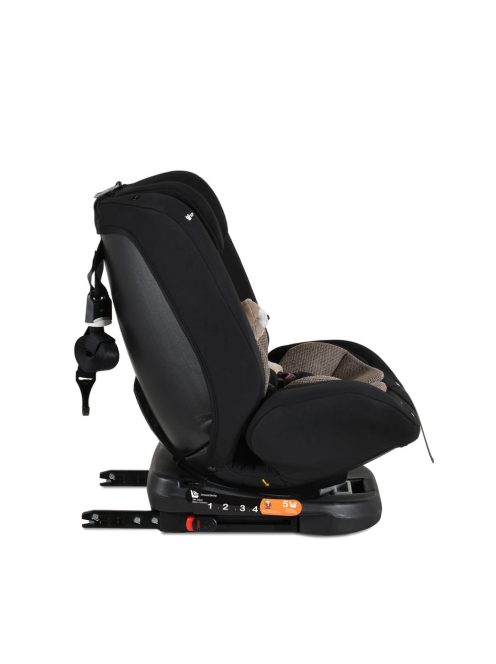 i-MAXX autós ülés,  isofix, forgatható, 2 plüss+párna 40-150cm BÉZS