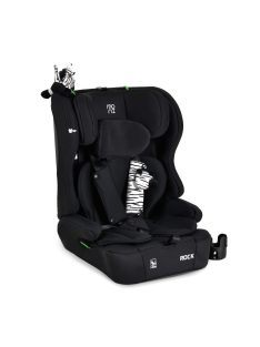   ROCK autós ülés 76-150cm, 2játékkal, pohártartó, belső öv, isofix nélkül FEKETE