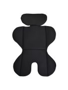 ROCK autós ülés 76-150cm, 2játékkal, pohártartó, belső öv, isofix nélkül FEKETE