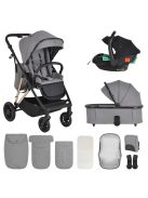 MERCI babakocsi szett 3in1 SZÜRKE