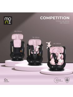 COMPETITION dönthető autós ülés 40-150cm PINK
