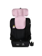 SECURITY autós ülés belső övvel, isofix, ajándék 2plüss+párna 76-150cm PINK
