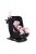 i-MAXX autós ülés, isofix, forgatható, 2 plüss+párna 40-150cm PINK