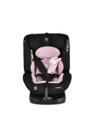 i-MAXX autós ülés, isofix, forgatható, 2 plüss+párna 40-150cm PINK