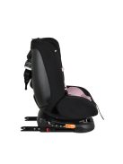 i-MAXX autós ülés, isofix, forgatható, 2 plüss+párna 40-150cm PINK