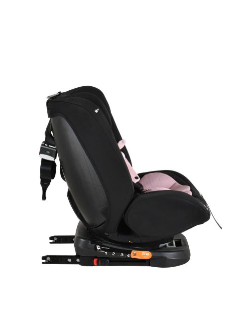 i-MAXX autós ülés, isofix, forgatható, 2 plüss+párna 40-150cm PINK