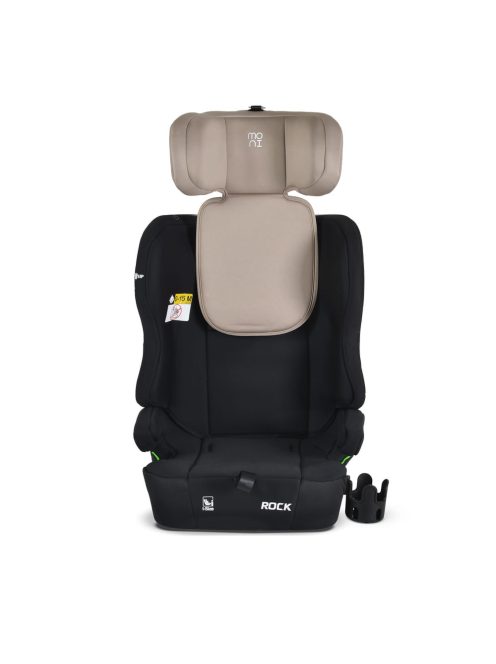 ROCK autós ülés 76-150cm, 2játékkal, pohártartó, belső öv, isofix nélkül BÉZS