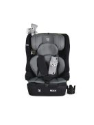 ROCK autós ülés 76-150cm, 2játékkal, pohártartó, belső öv, isofix nélkül SZÜRKE