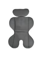 ROCK autós ülés 76-150cm, 2játékkal, pohártartó, belső öv, isofix nélkül SZÜRKE