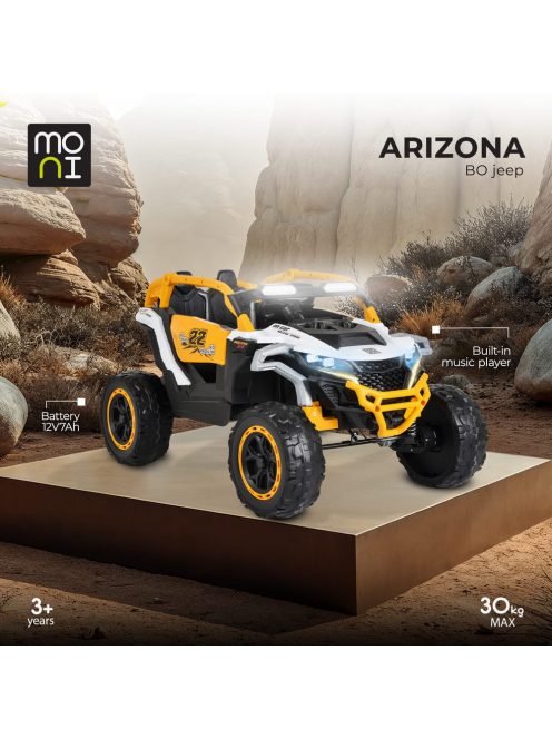 BO ARIZONA elektromos UTV autó 4motoros FEHÉR