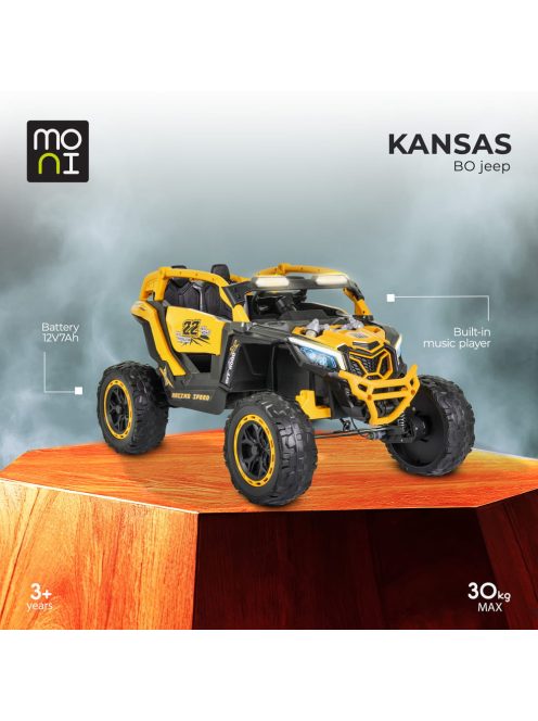 BO KANSAS elektromos UTV autó 4motoros NARANCS