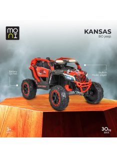 BO KANSAS elektromos UTV autó 4motoros PIROS