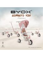 COMPACTO ÚJ 3IN1 tricikli multifunkciós, futóbiciklivé alakítható PINK