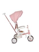 COMPACTO ÚJ 3IN1 tricikli multifunkciós, futóbiciklivé alakítható PINK
