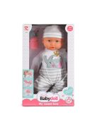 BABA 41 CM fiú baba elefántos ruha CSÍKOS BÉZS