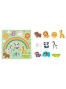MONI 2IN1 balance puzzle ÁLLATOS/ANIMALS