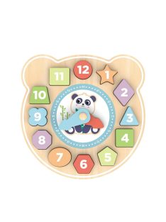 MONI fa puzzle óra pandás PASZTEL