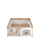 GAMEZONE járóka összecsukható szőnyeggel, 60 labdával 120x120 BÉZS