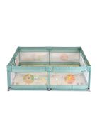GAMEZONE járóka összecsukható szőnyeggel, 60 labdával 150x200 MENTA