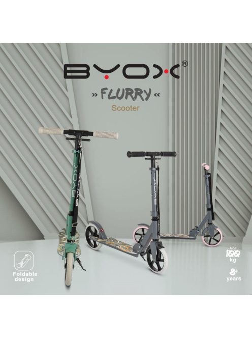 FLURRY roller nagy 2kerekű 100kg SÖTÉT ZÖLD