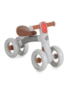 ROLLYBO mini futóbicikli 4 kerekű SZÜRKE/BARNA üléssel