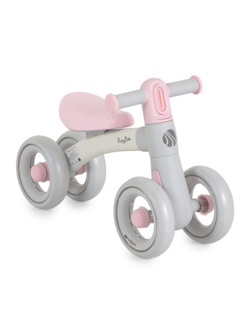 ROLLYBO mini futóbicikli 4 kerekű PINK