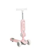STREETPRO roller 2in1 üléssel, zenél, 30kg-ig PINK