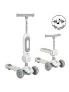 STREETPRO roller 2in1 üléssel, zenél, 30kg-ig SZÜRKE