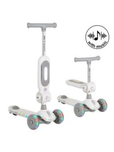 STREETPRO roller 2in1 üléssel, zenél, 30kg-ig SZÜRKE