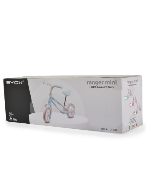 MINI RANGER első futóbicikli 8" RÓZSASZÍN