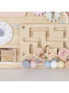 Moni Toys matatófal FARMOS, órával, állatokkal