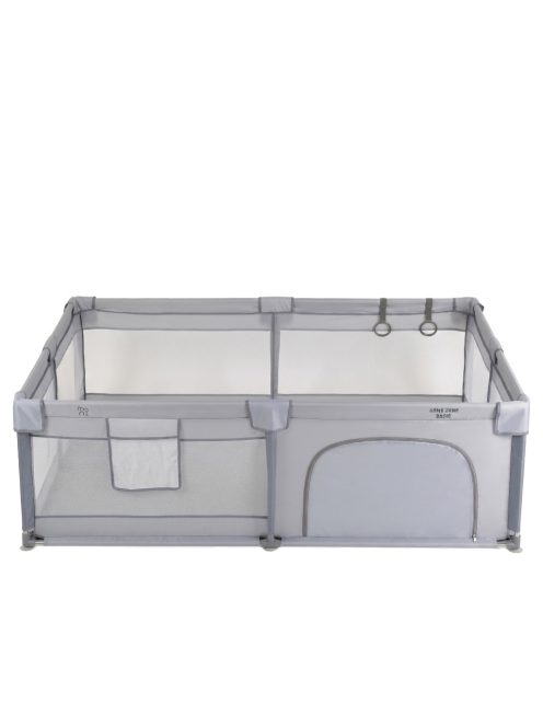 GameZone Basic járóka 150x200 lecippzározható oldal, sarokvédő egyszínű SZÜRKE