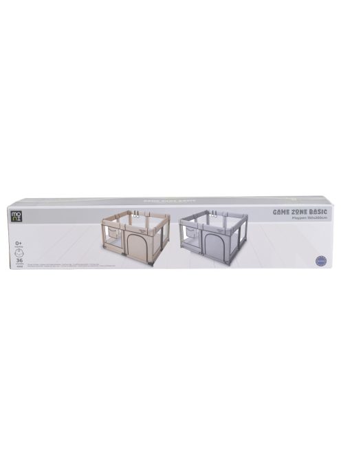 GameZone Basic járóka 150x200 lecippzározható oldal, sarokvédő egyszínű SZÜRKE