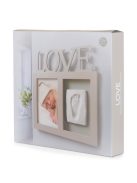 MOULD LOVE kéz- láblenyomat készítő képkerettel