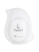 TWEET babakocsi ringató, fehér zajjal, hangokkal, madárka alakú FEHÉR
