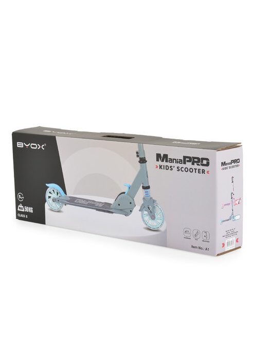 ManiaPro roller 50 kg-ig, világító kerekekkel KÉK