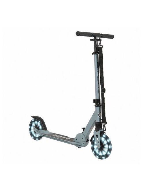 URBAN JUNIOR roller 80 kg-ig, világító kerekekkel, összecsukható KÉK