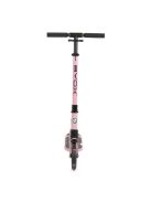 URBAN JUNIOR roller 80 kg-ig, világító kerekekkel, összecsukható PINK