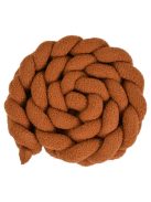 BOUCLE DREAM fonott fejvédő buklé 235x10cm BARNA