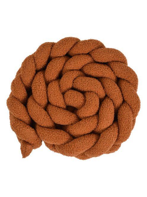 BOUCLE DREAM fonott fejvédő buklé 235x10cm BARNA